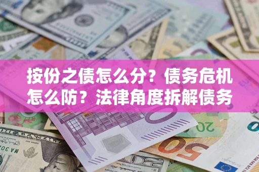 北京按份之债怎么分？债务危机怎么防？法律角度拆解债务分配与风险自保指南