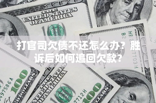 北京打官司欠债不还怎么办？胜诉后如何追回欠款？