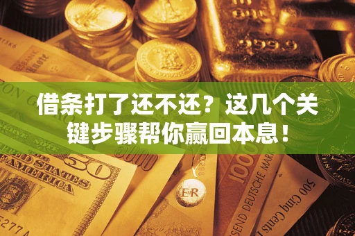 北京借条打了还不还？这几个关键步骤帮你赢回本息！