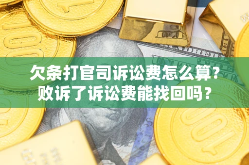 北京欠条打官司诉讼费怎么算？败诉了诉讼费能找回吗？