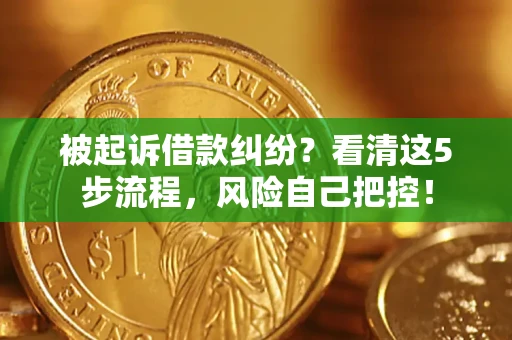 北京被起诉借款纠纷？看清这5步流程，风险自己把控！